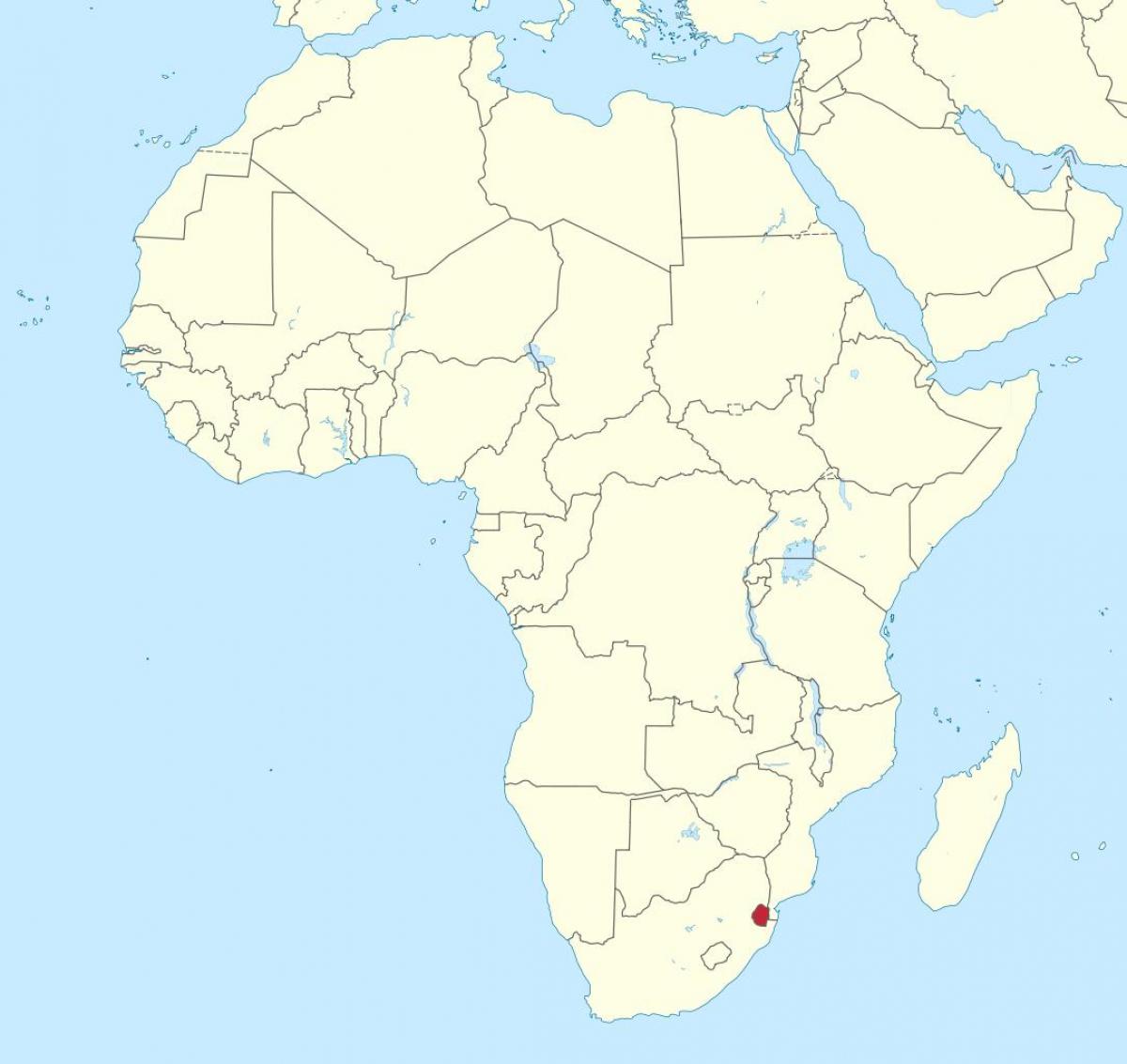 המפה של אפריקה, סווזילנד